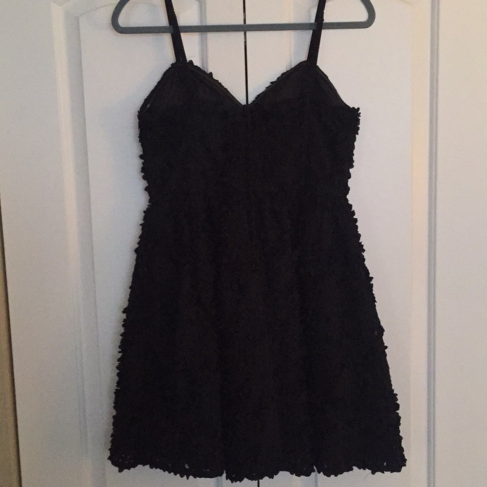 H&M Black Ruffle Dress - Picture 2 of 6